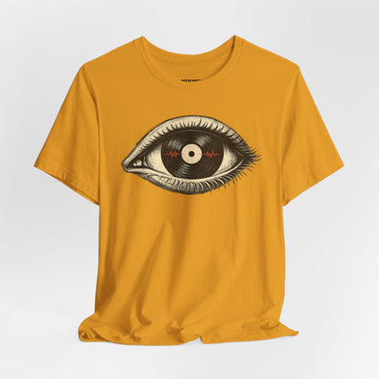 Graphic Tee — Vintage Vinyl Eye Illustration T‑Shirt