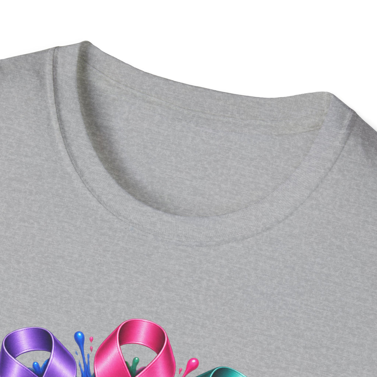 We Hate Cancer T-Shirt — Multicolor Cancer Awareness Ribbon Tee