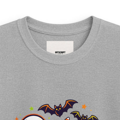 Kids Halloween Tee - Cute Ghost, Jack-O'-Lantern & Black Cat Shirt for Children