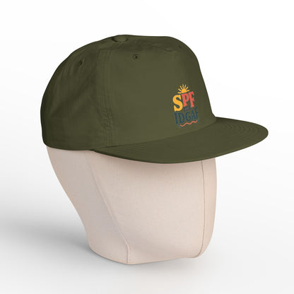 SPF IDGAF Surf Cap | Retro Sun Typography Hat