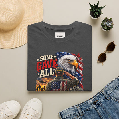 Some Gave All Eagle T-Shirt — Veteran Memorial Patriot Tee