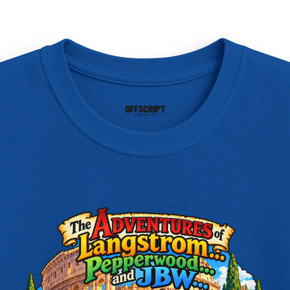 Kids Tee — 'The Adventures of Langstrom & Pepperwood' Illustrated Storybook Design