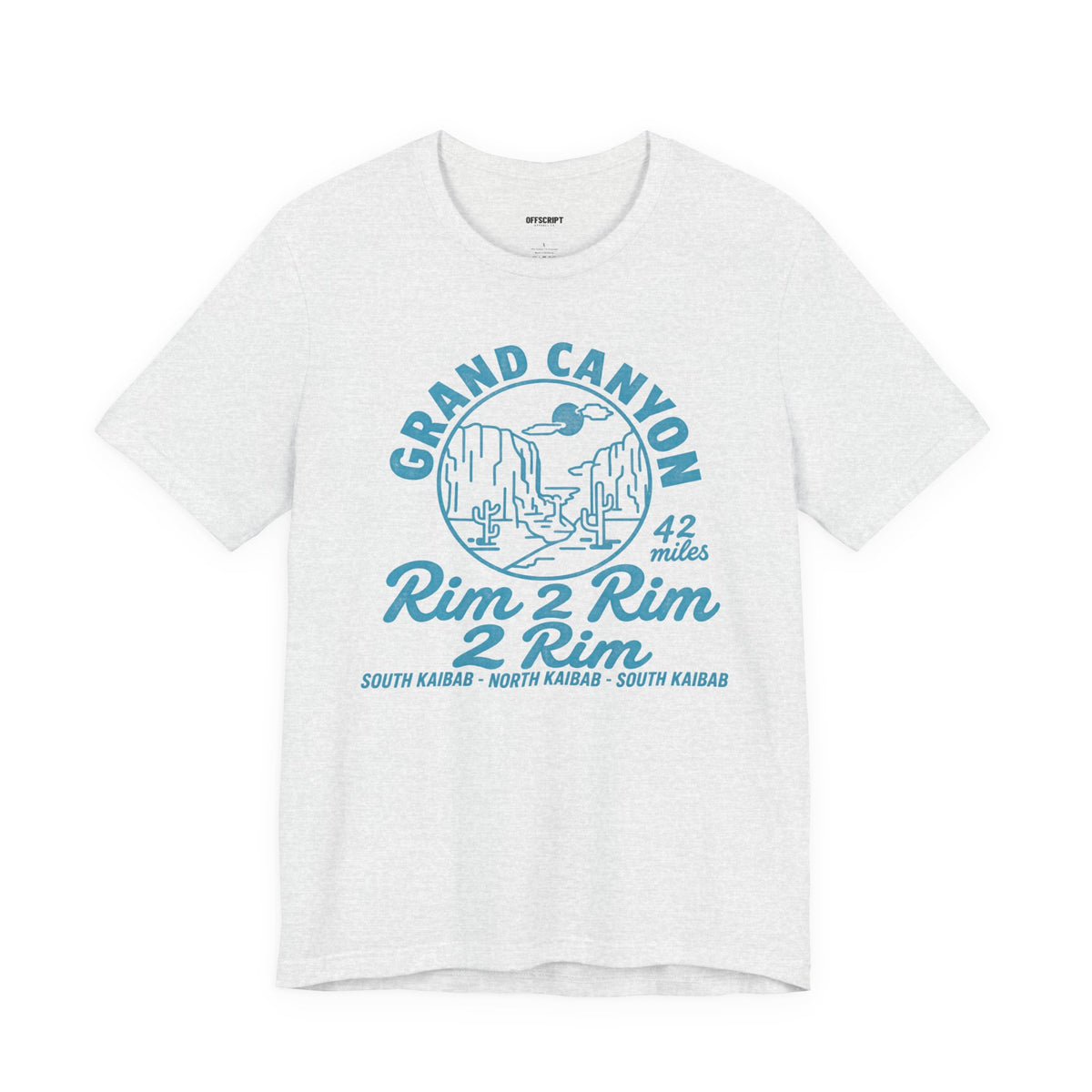 Grand Canyon Rim 2 Rim Graphic Tee — 42 Miles Adventure T-Shirt