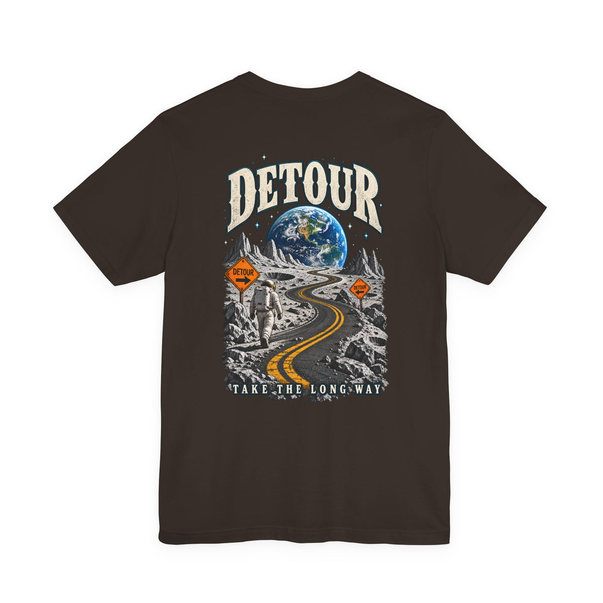 Detour Adventure Tee — 'Take the Long Way' Graphic T‑Shirt