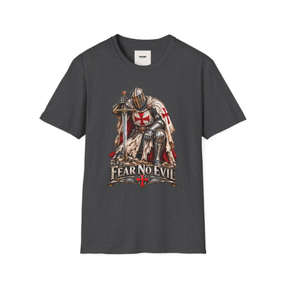 Knight T-Shirt — Fear No Evil Crusader Graphic Tee