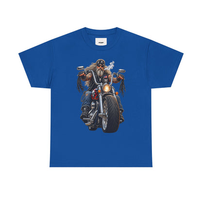 Biker Motorcycle Rider Graphic Tee — Vintage Road Rebel T‑Shirt