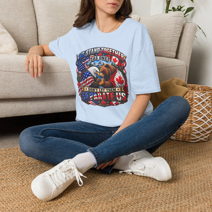 Patriotic "We Stand Together As One" T-Shirt
