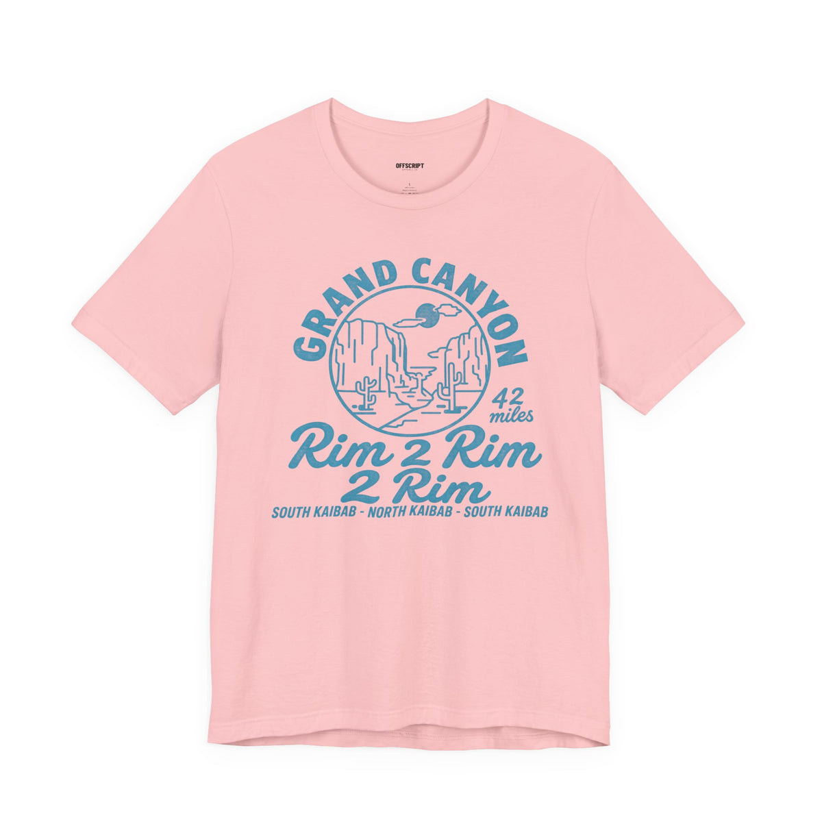 Grand Canyon Rim 2 Rim Graphic Tee — 42 Miles Adventure T-Shirt
