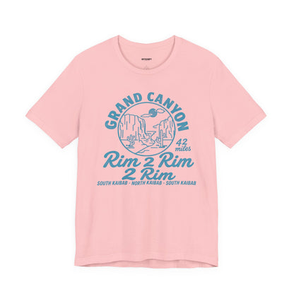 Grand Canyon Rim 2 Rim Graphic Tee — 42 Miles Adventure T-Shirt