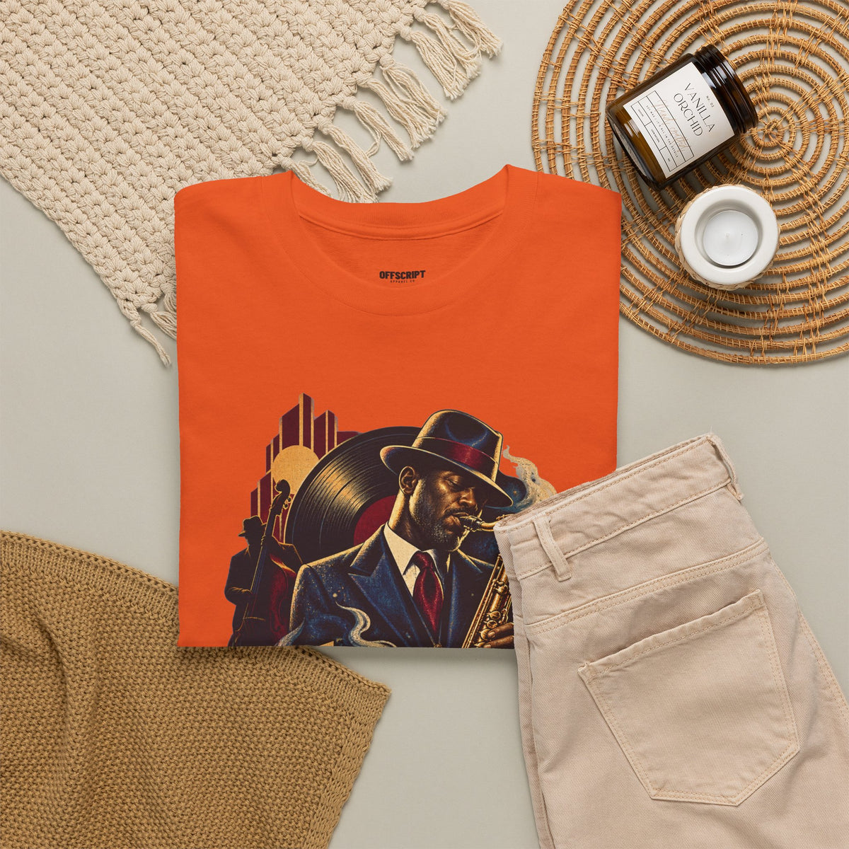 Saxophone Jazz Musician T-Shirt — Vintage Sax Player Tee