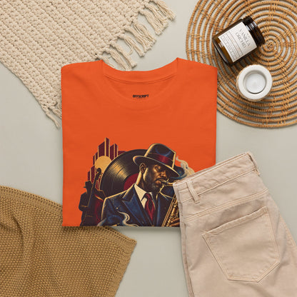 Saxophone Jazz Musician T-Shirt — Vintage Sax Player Tee