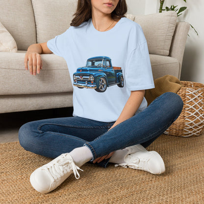 Vintage Blue Pickup T‑Shirt — Classic Retro Truck Graphic Tee