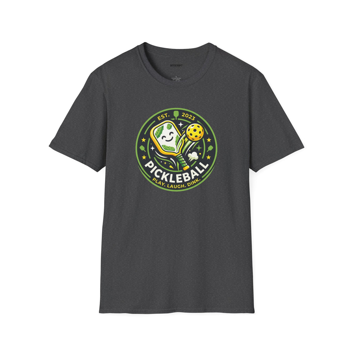 Pickleball Retro Crest T-Shirt — 'Pickleball' Vintage Logo Tee