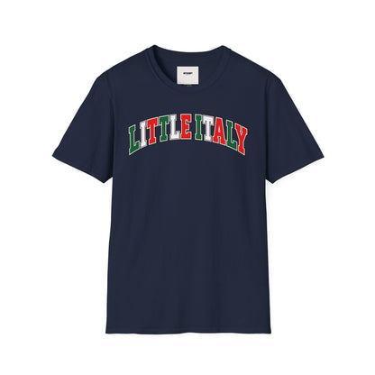 Little Italy T-Shirt — Vintage Italian Flag Graphic Tee