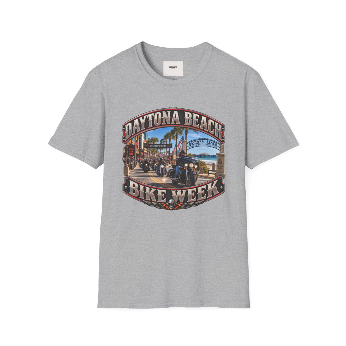 Daytona Beach Bike Week T-Shirt — Vintage Motorcycle Rally Tee