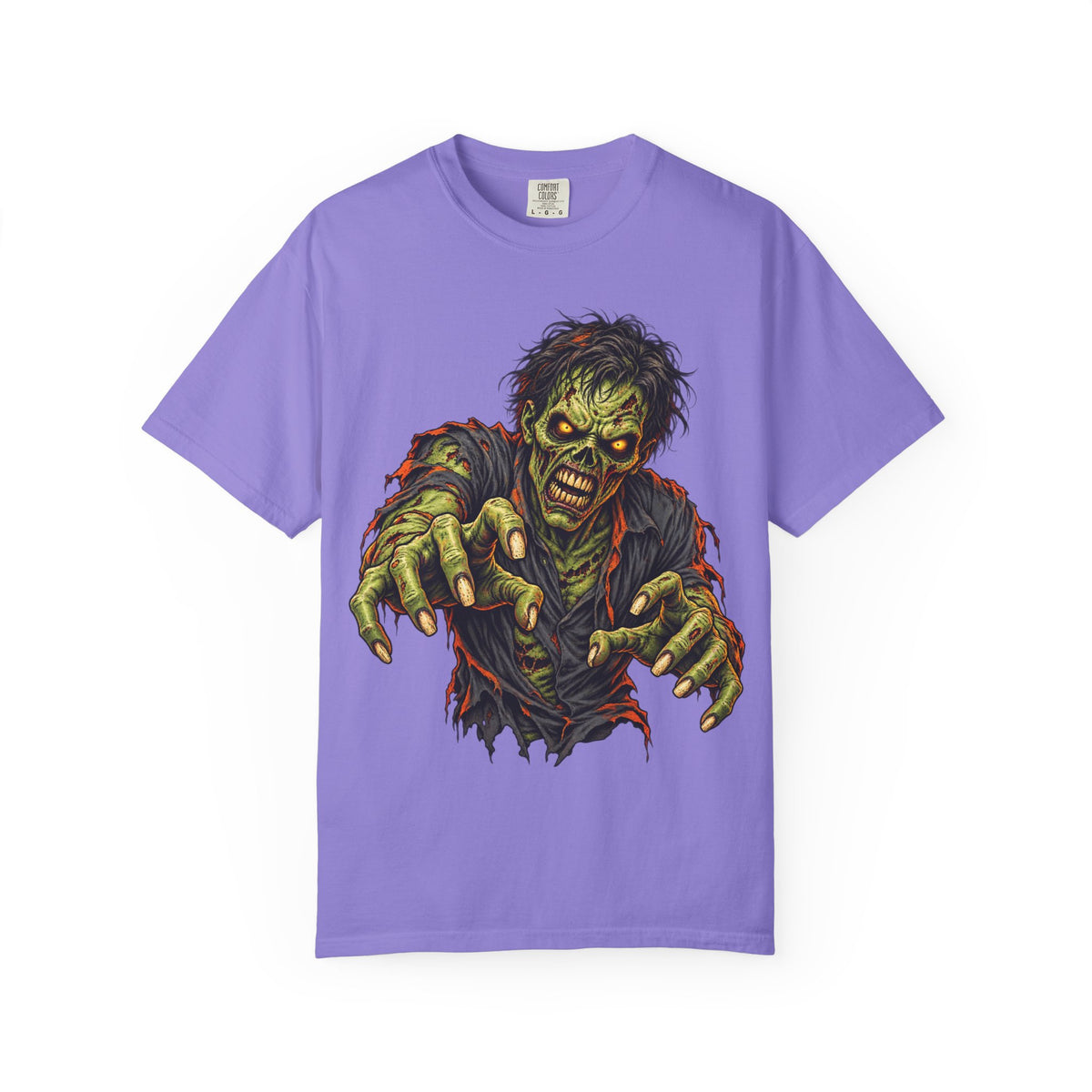 Zombie Attack T‑Shirt — Graphic Horror Tee for Halloween & Horror Fans