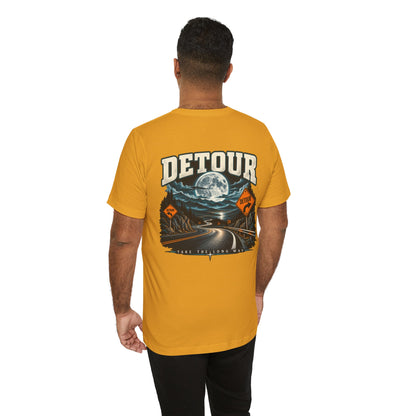 Detour Take the Long Way Road Trip Graphic T-Shirt