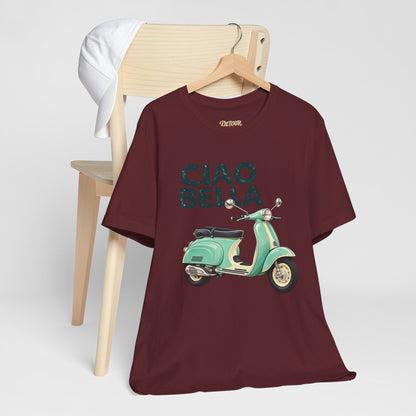 Ciao Bella Vespa Scooter Graphic T-Shirt