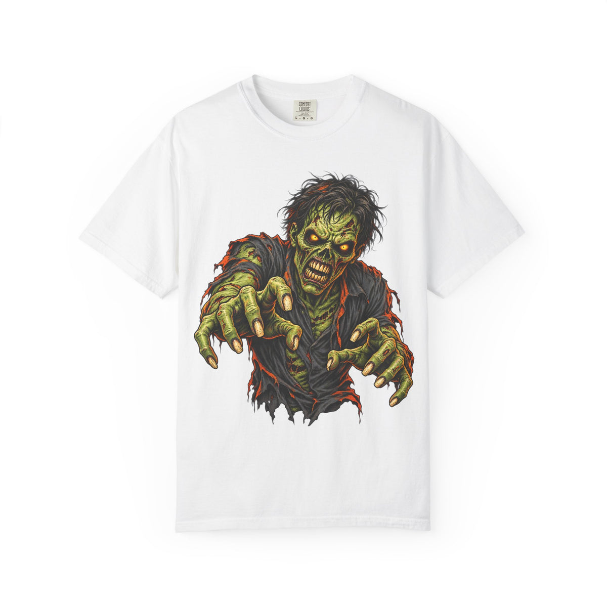Zombie Attack T‑Shirt — Graphic Horror Tee for Halloween & Horror Fans