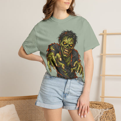 Zombie Attack T‑Shirt — Graphic Horror Tee for Halloween & Horror Fans