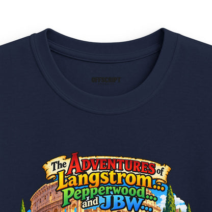 Kids Tee — 'The Adventures of Langstrom & Pepperwood' Illustrated Storybook Design