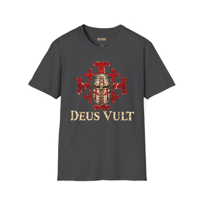 Deus Vult Crusader Shield T-Shirt