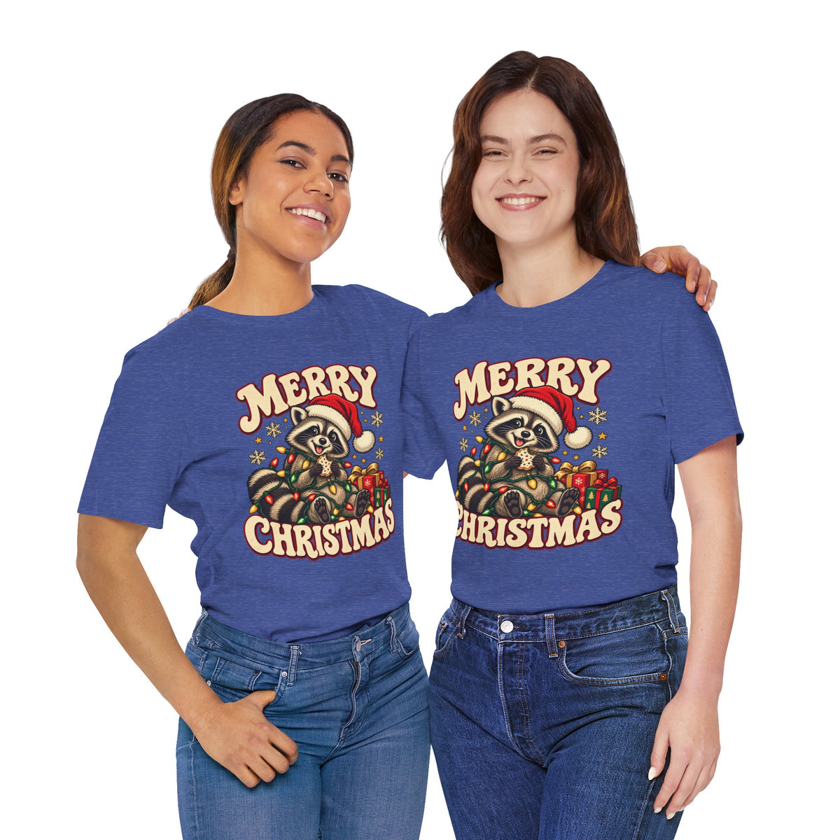 Merry Christmas Raccoon Tee