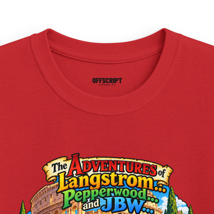 Kids Tee — 'The Adventures of Langstrom & Pepperwood' Illustrated Storybook Design