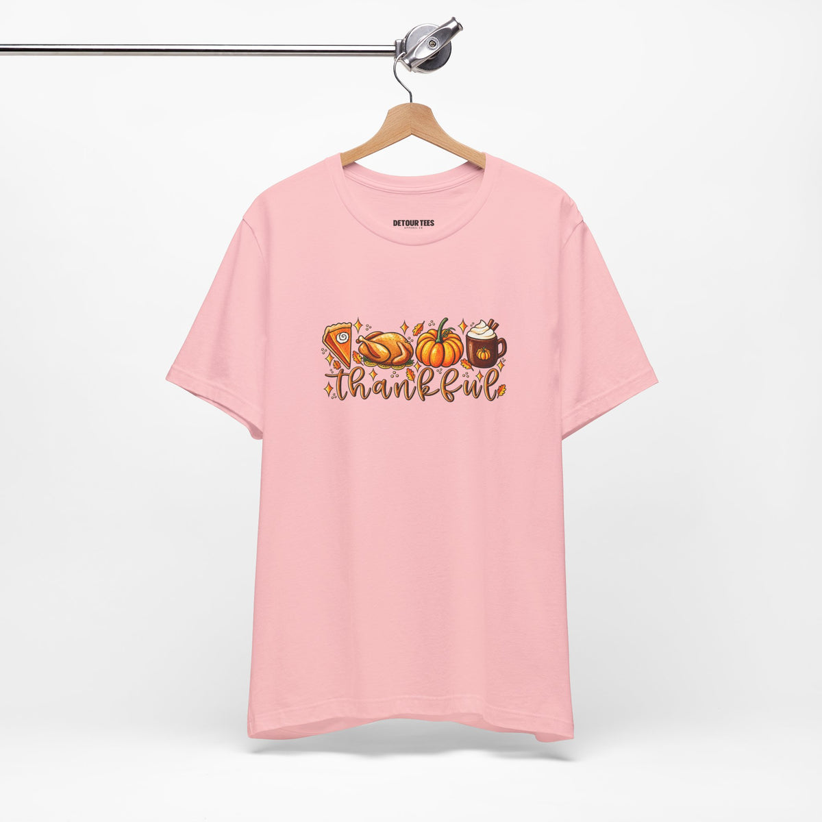 Thankful Harvest Tee — Thanksgiving Pumpkin & Pie Fall Shirt