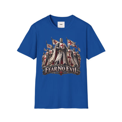 T‑Shirt — Crusader Knight 'Fear No Evil' Graphic Tee