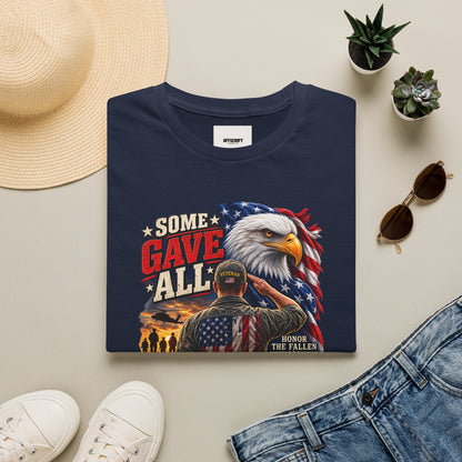 Some Gave All Eagle T-Shirt — Veteran Memorial Patriot Tee