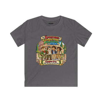 Kids Tee — 'The Adventures of Langstrom & Pepperwood' Illustrated Storybook Design