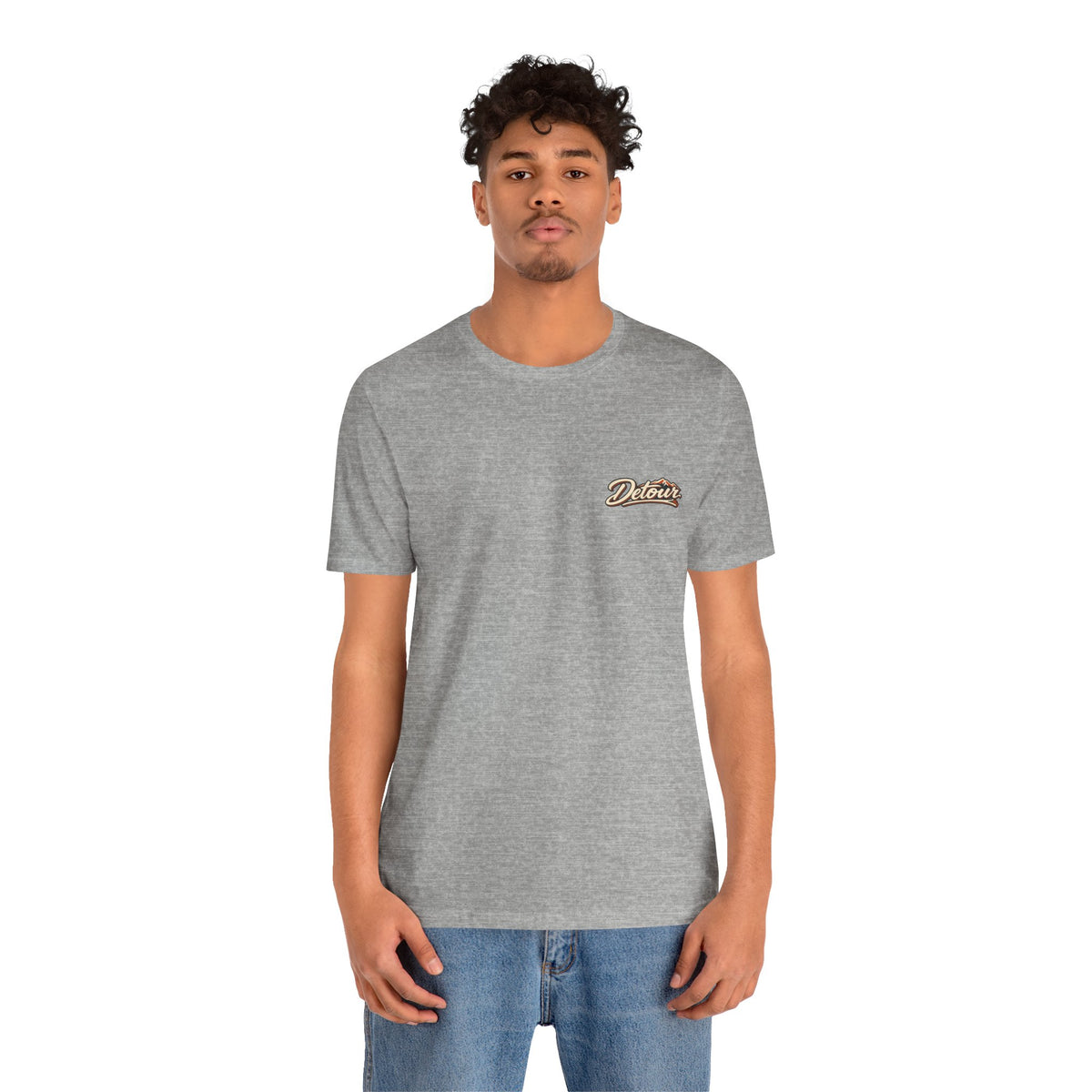 Detour Graphic Tee — 'Detour: Take the Long Way' Vintage Road Trip T‑Shirt