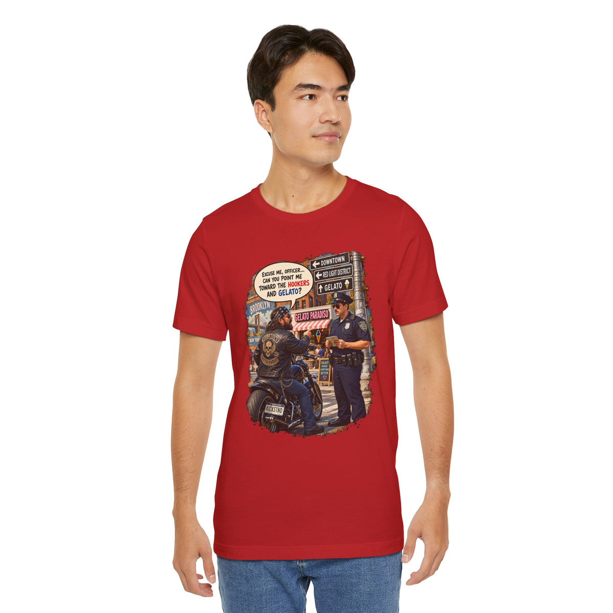 Motorcycle Rider Vintage Graphic Tee