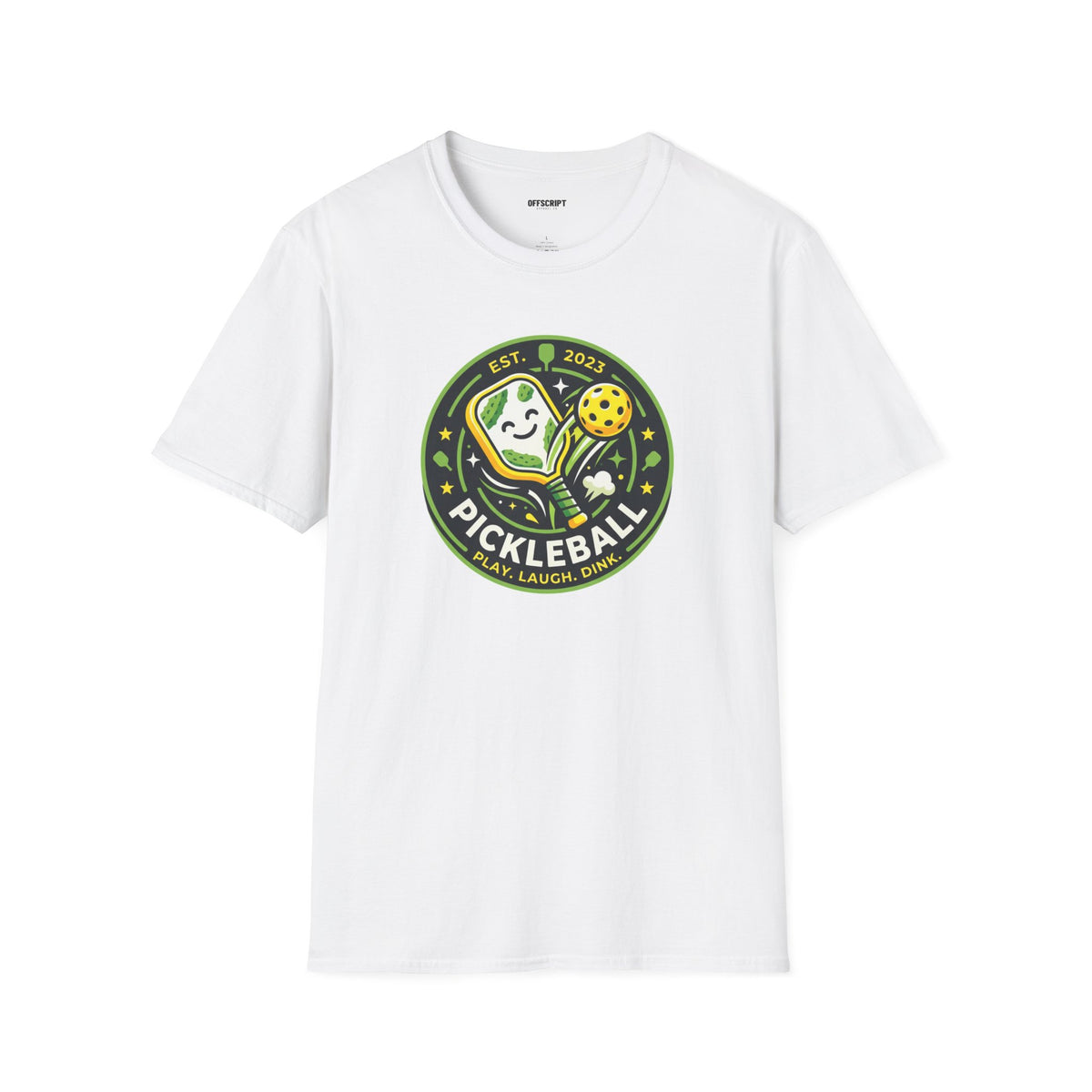 Pickleball Retro Crest T-Shirt — 'Pickleball' Vintage Logo Tee