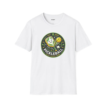 Pickleball Retro Crest T-Shirt — 'Pickleball' Vintage Logo Tee