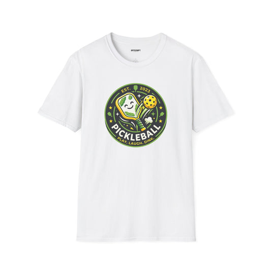 Pickleball Retro Crest T-Shirt — 'Pickleball' Vintage Logo Tee