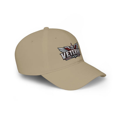 Veteran Embroidered Cap — Low Profile Patriotic Baseball Hat
