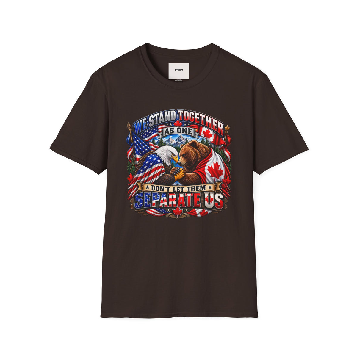 Patriotic "We Stand Together As One" T-Shirt