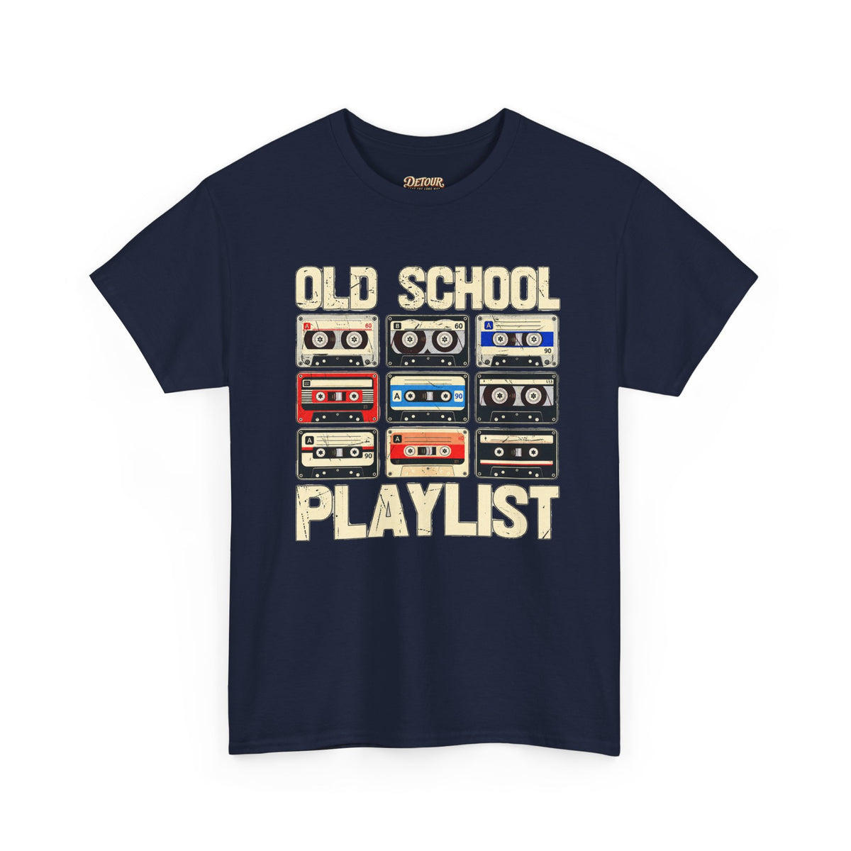 Old School Playlist Cassette Tape T-Shirt