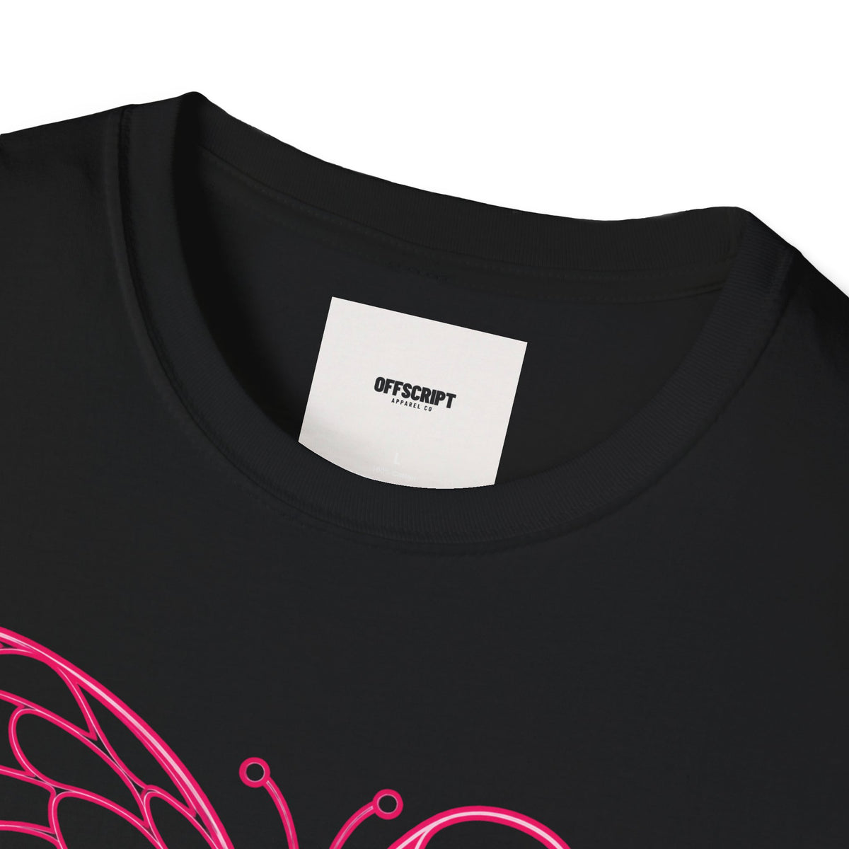 Breast Cancer Awareness Butterfly T-Shirt - Pink Ribbon Support Tee