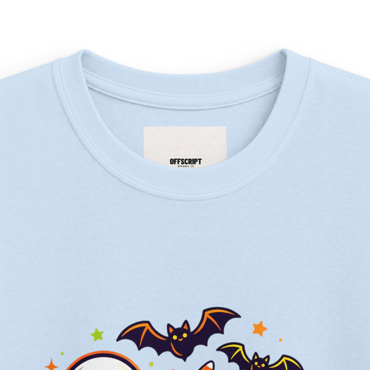 Kids Halloween Tee - Cute Ghost, Jack-O'-Lantern & Black Cat Shirt for Children