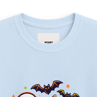 Kids Halloween Tee - Cute Ghost, Jack-O'-Lantern & Black Cat Shirt for Children