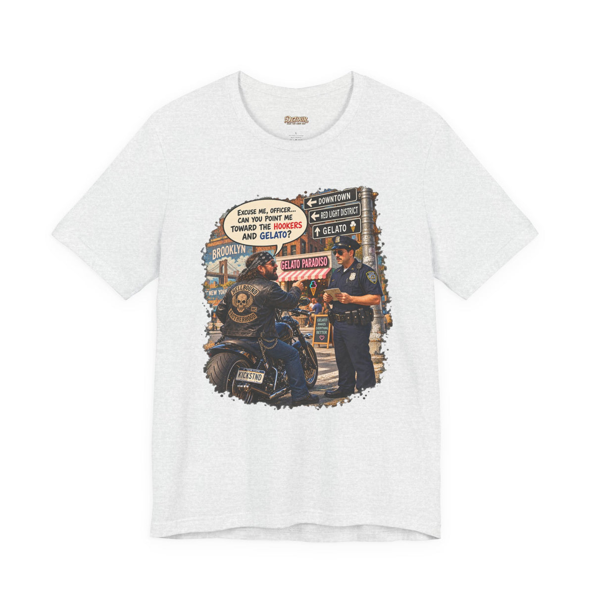 Motorcycle Rider Vintage Graphic Tee