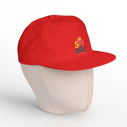 SPF IDGAF Surf Cap | Retro Sun Typography Hat