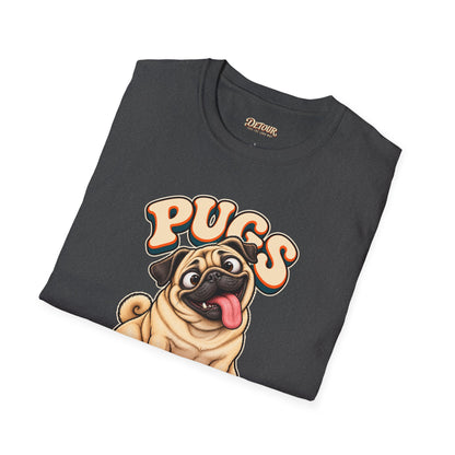 Pugs Not Drugs Funny Pug T-Shirt