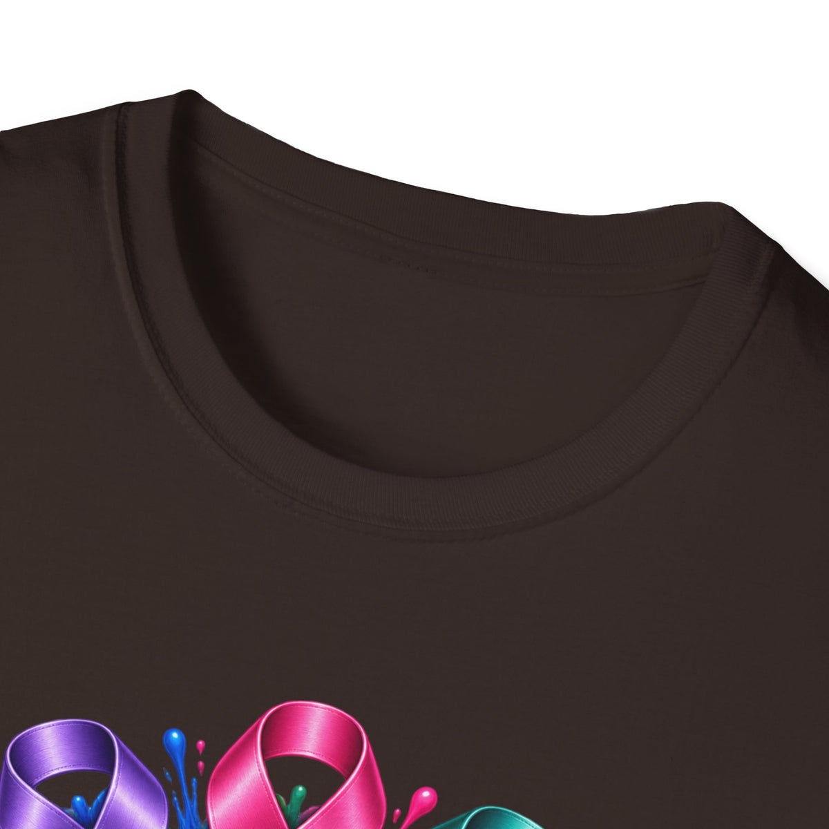 We Hate Cancer T-Shirt — Multicolor Cancer Awareness Ribbon Tee