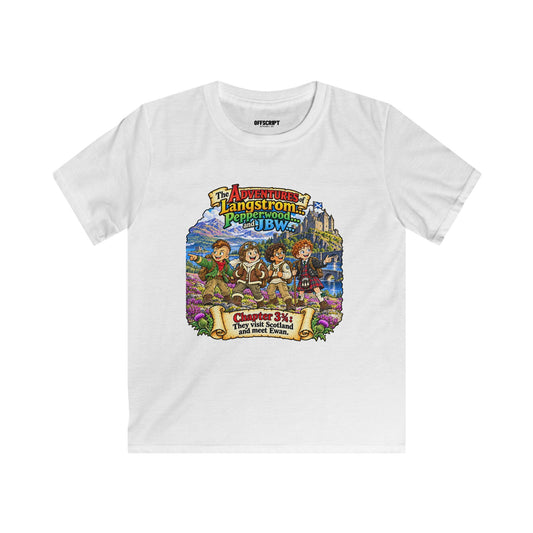 Kids Adventure Tee — 'The Adventures of Langstrom & Pepperwood' Illustrated Storybook Shirt