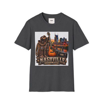 Nashville Skyline Guitar T-Shirt