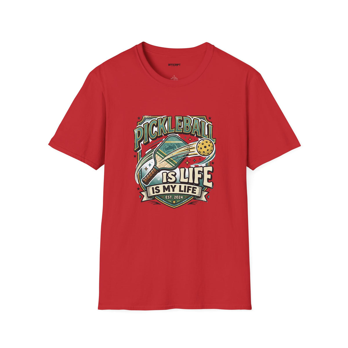 Pickleball Is Life T-Shirt — Retro Paddle & Ball Graphic Tee for Players